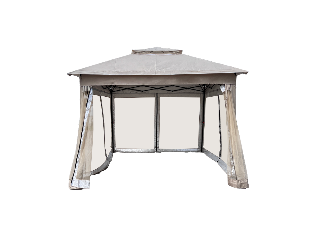 Easy-up Folding Gazebo with Mesh Walls